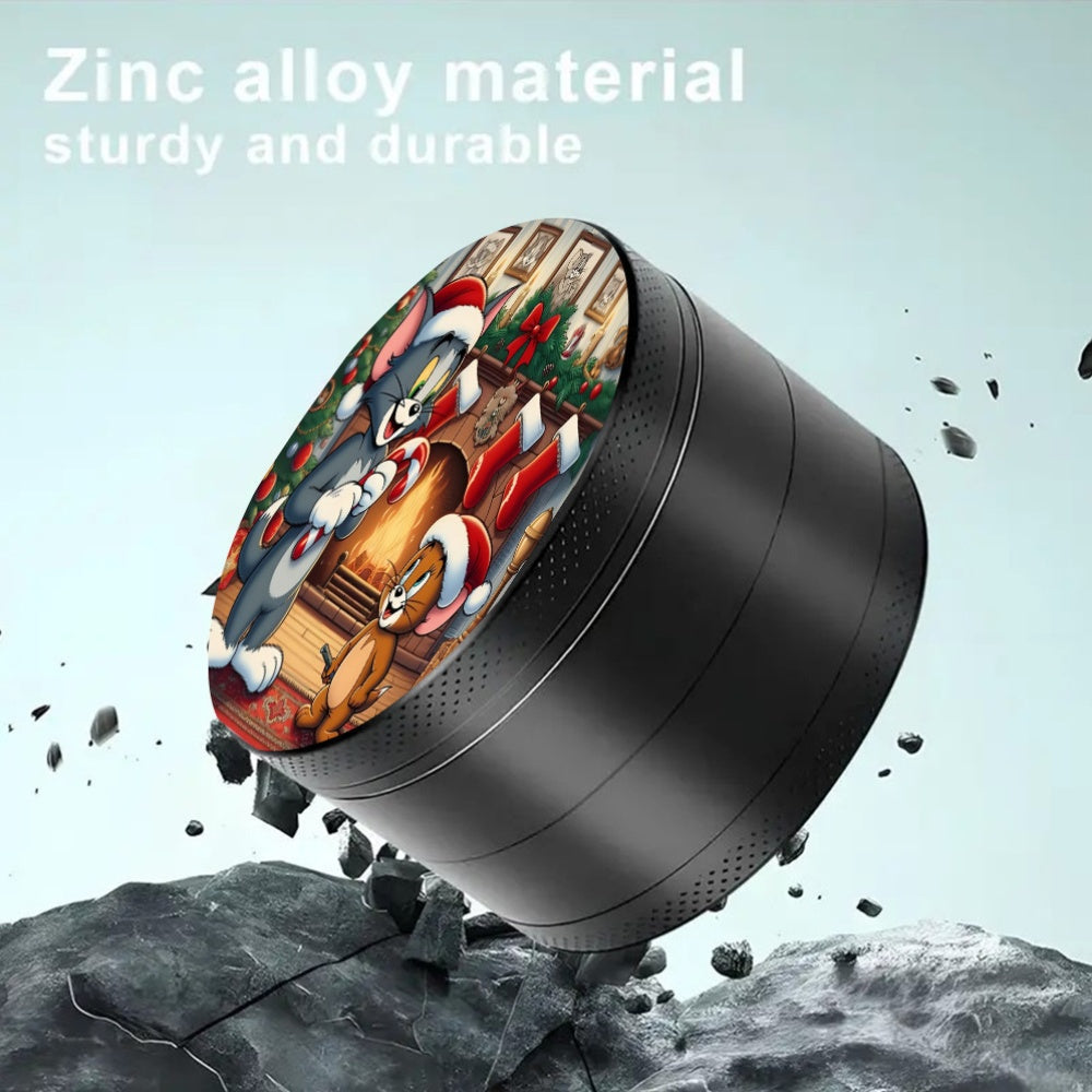 Grinder Tom & Jerry 4 Couches Zinc Manuel Portable by LSDLBoutique.ch