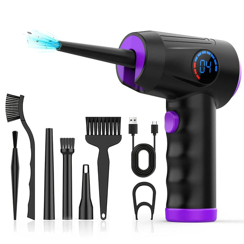 AeroDust – Souffleur d’Air Électrique Sans Fil 51000 RPM, 4 Vitesses & Écran LCD by LSDLBoutique.ch