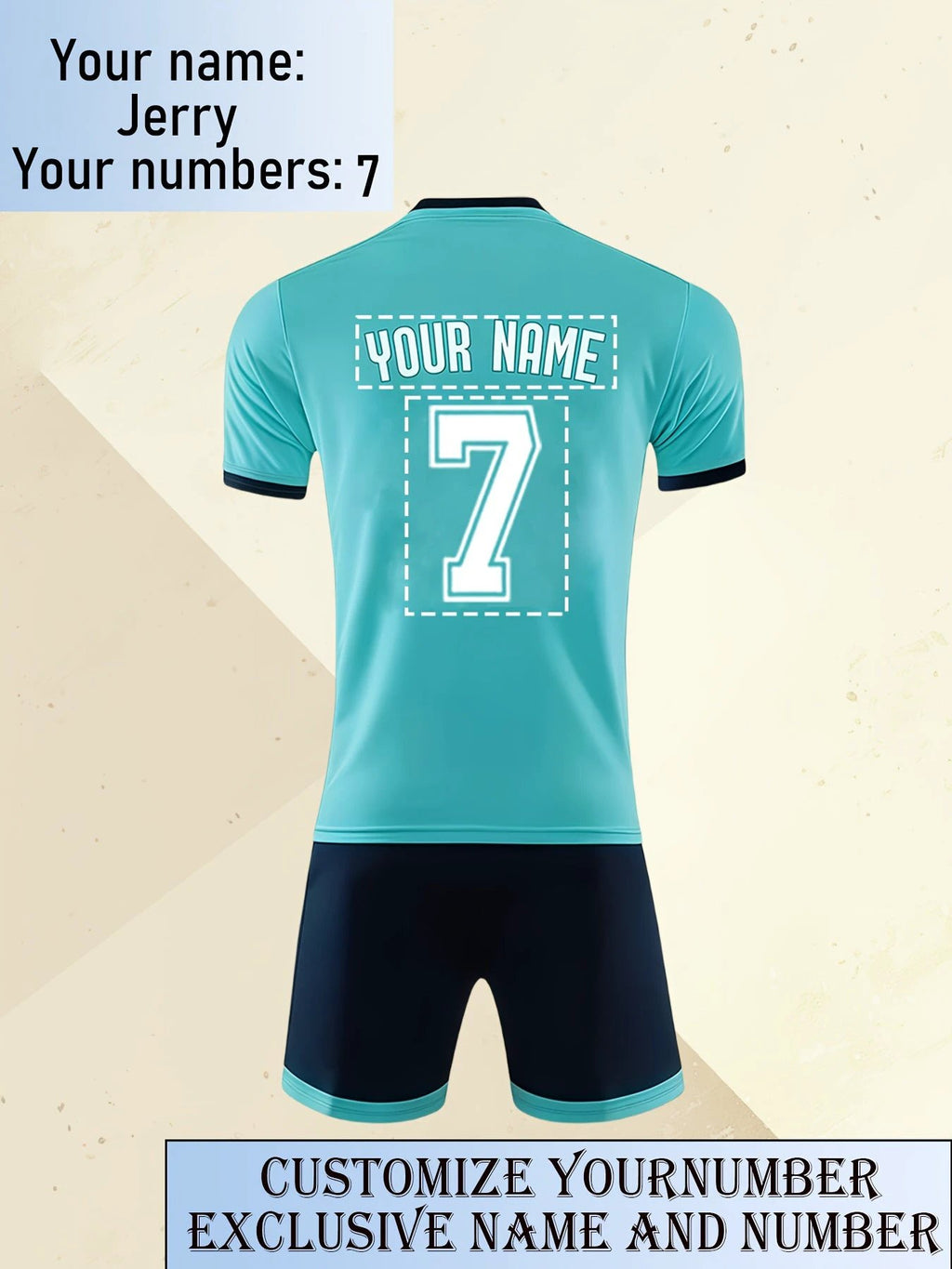 Maillot Football Séchage Rapide Numéros Noms