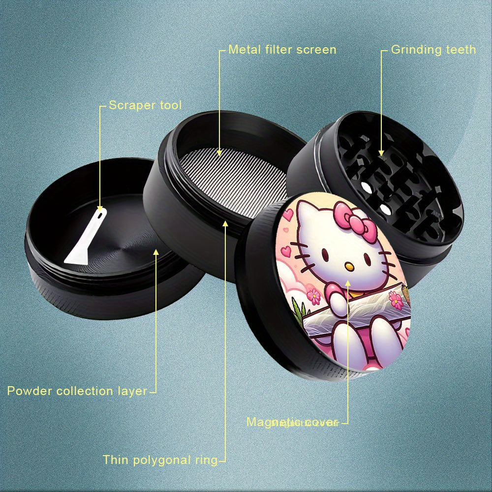 Grinder Hello Kitty 4 Couches Zinc 50/63mm Mignon by LSDLBoutique.ch