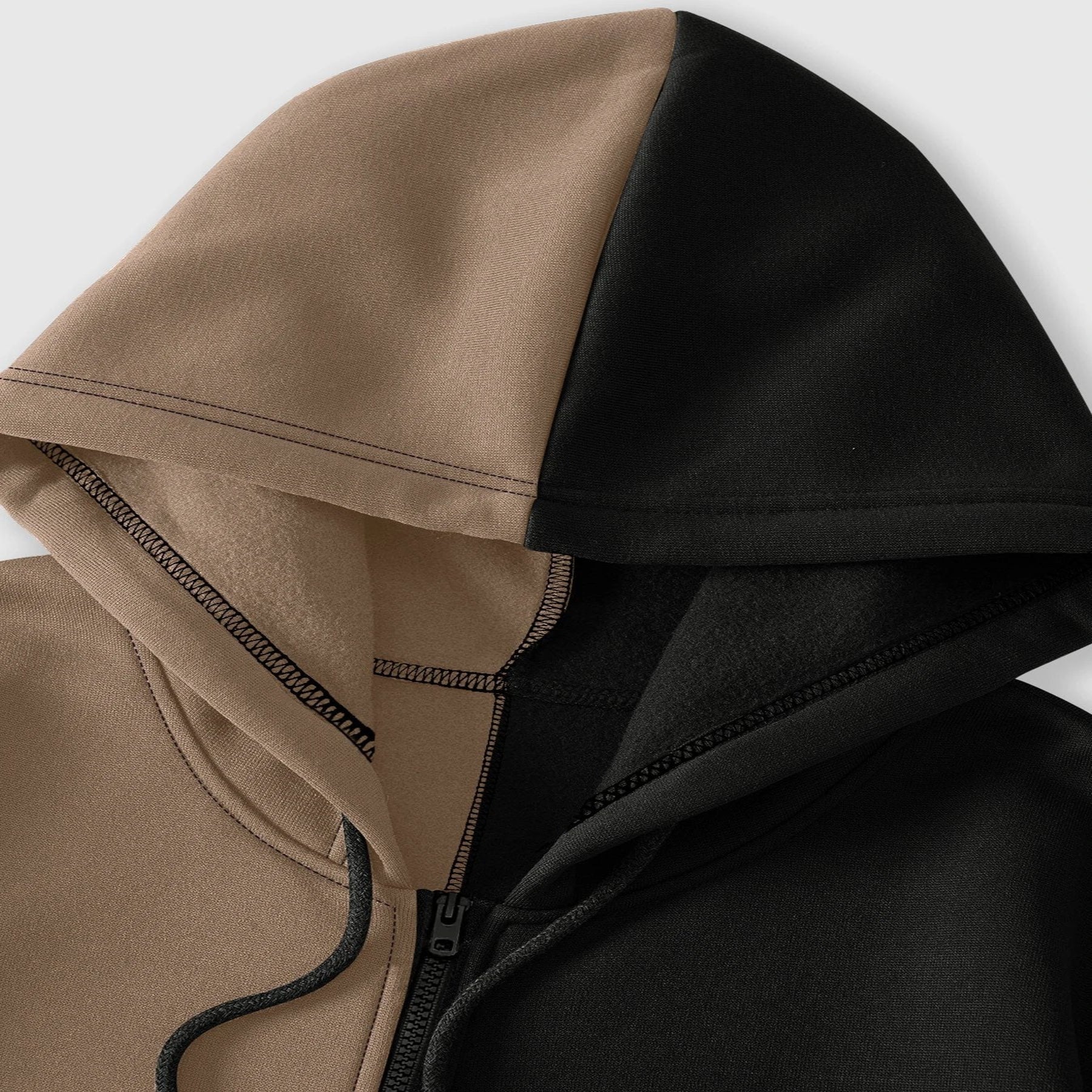 Sweat à capuche bicolore pour homme – Style sportswear décontracté - LSDLBoutique