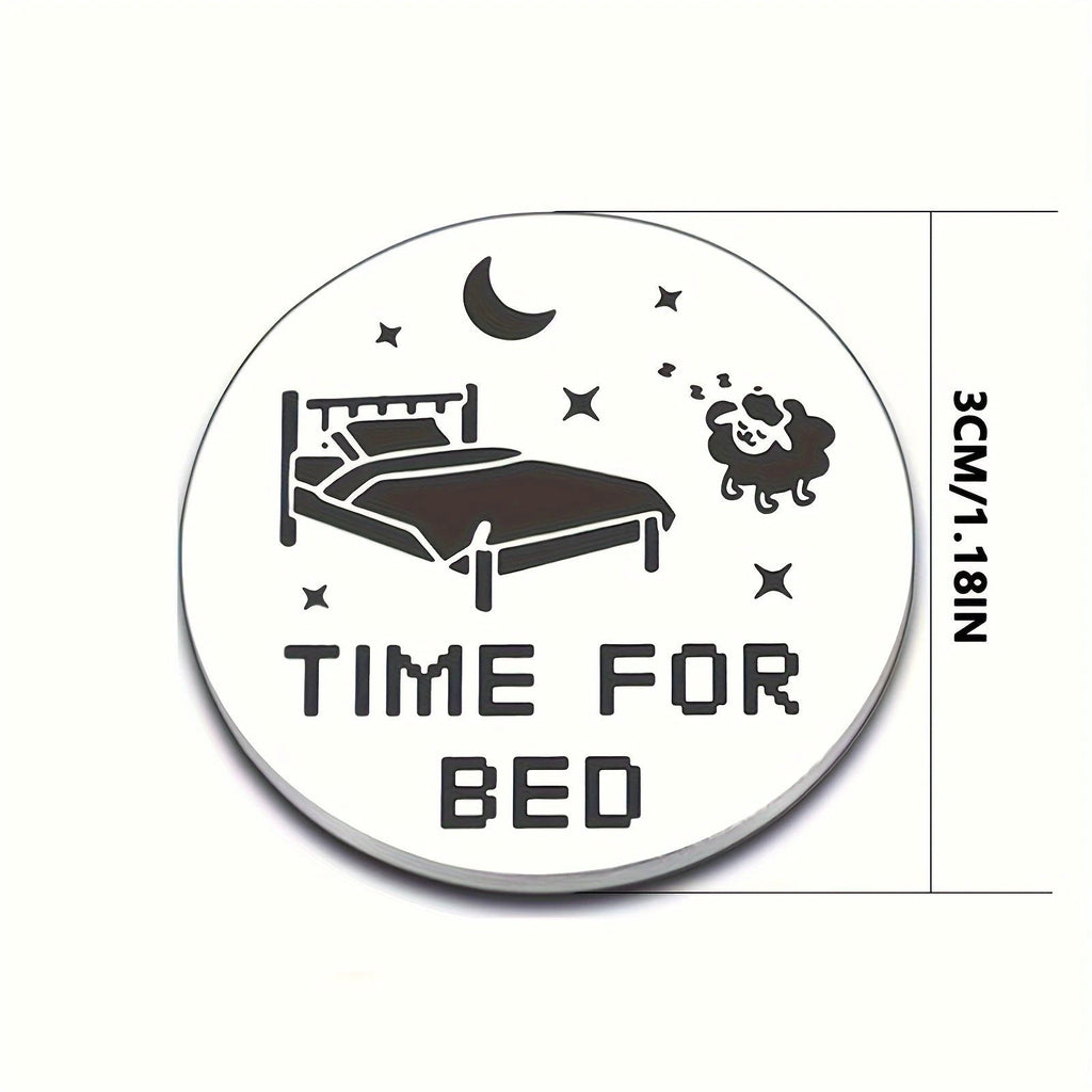 Jeton Décision Humoristique Pour Hommes Time For Bed