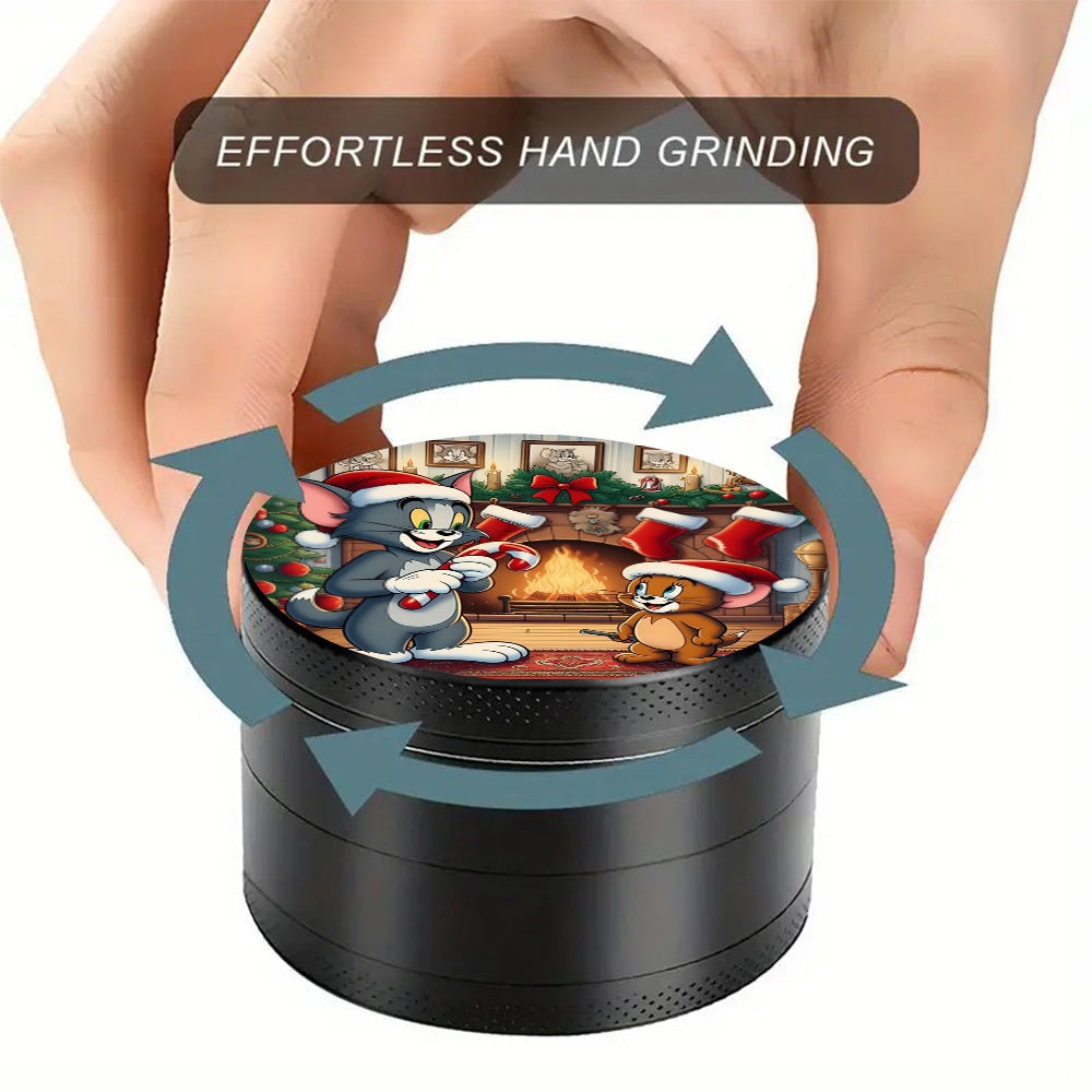 Grinder Tom & Jerry 4 Couches Zinc Manuel Portable by LSDLBoutique.ch