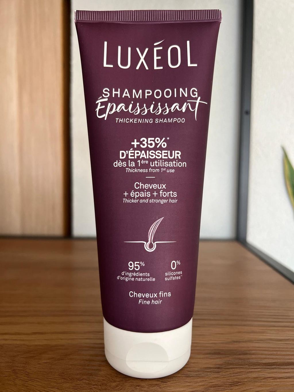 Thickening Shampoo for Fine Hair – Luxéol Thickening Shampoo – 200 ml