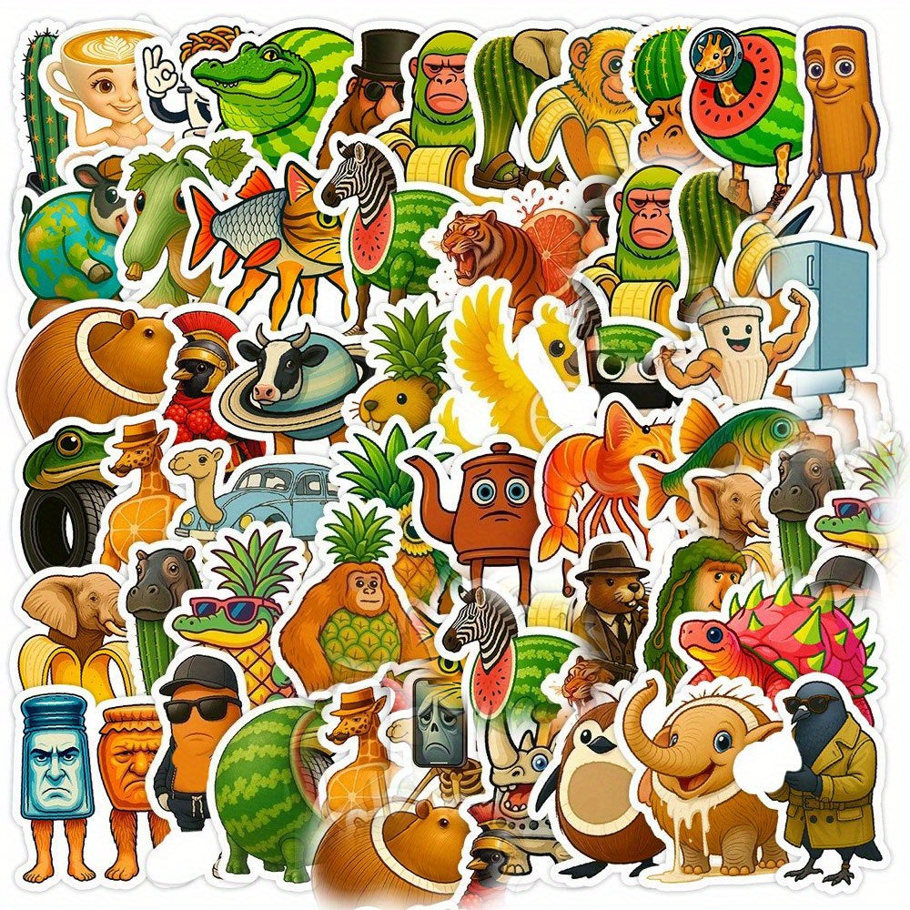 50 Stickers Italian Brainrot – Humour & Phrases Cultes by LSDLBoutique.ch