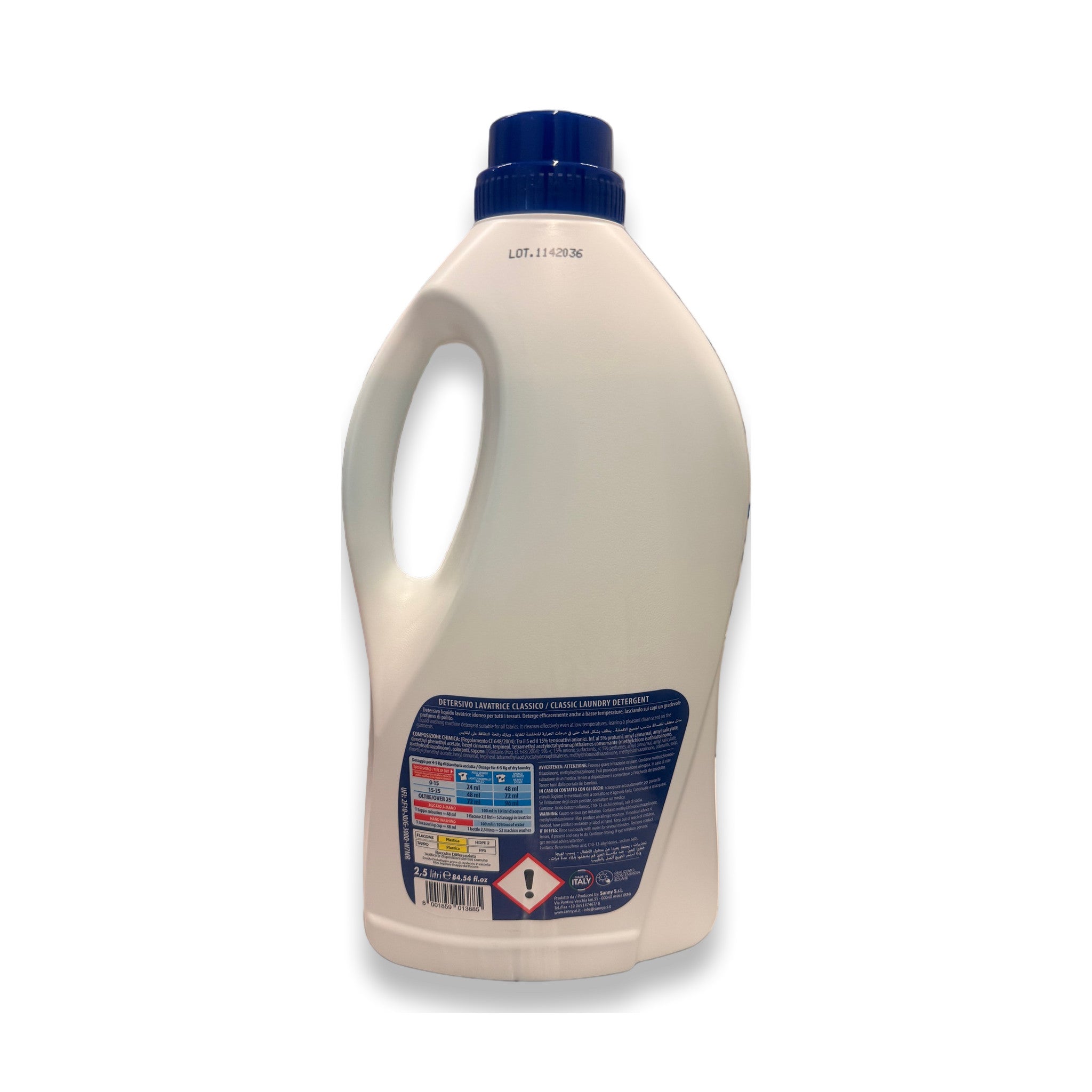Lessive liquide tous textiles NeoDET Classico - 2,5 L