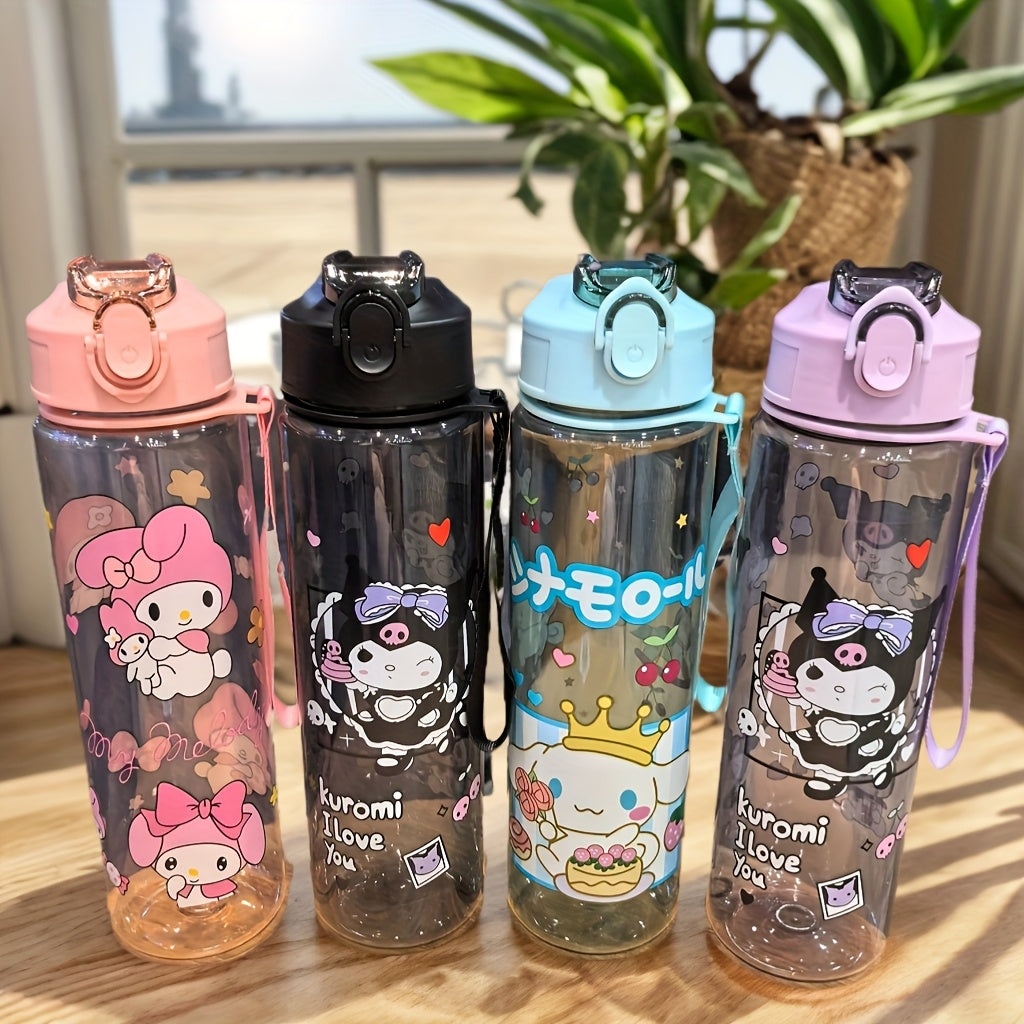 Gourde Sanrio 800 Ml Étanche Avec Couvercle Pop Up Plastique Durable Léger Pour Sport by LSDLBoutique.ch