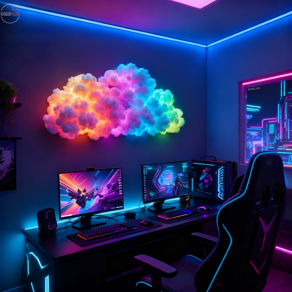 Lampe Nuage 3D RGB – Éclairage Orage Intelligent by LSDLBoutique.ch