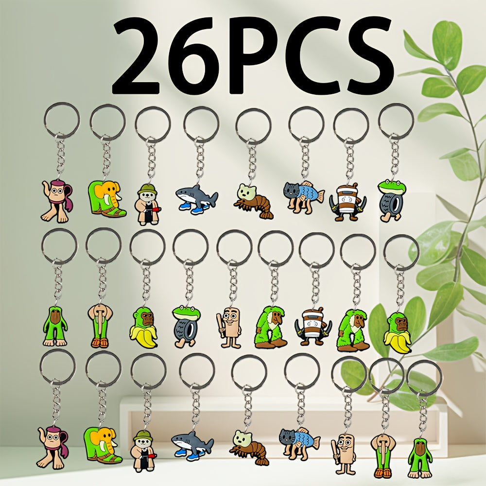 Set Porte-Clés Italian Brainrot – 13 ou 26 Figurines Sahur & Tralalero by LSDLBoutique.ch