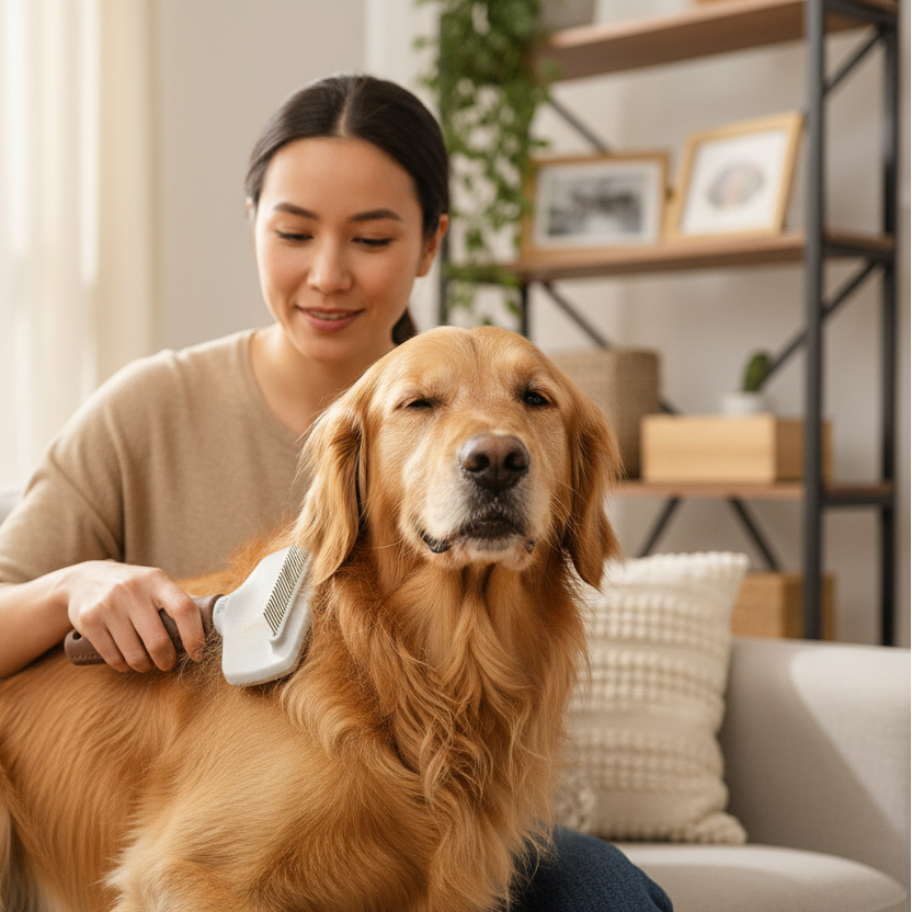 Backcombing brush Hunter 2-in-1