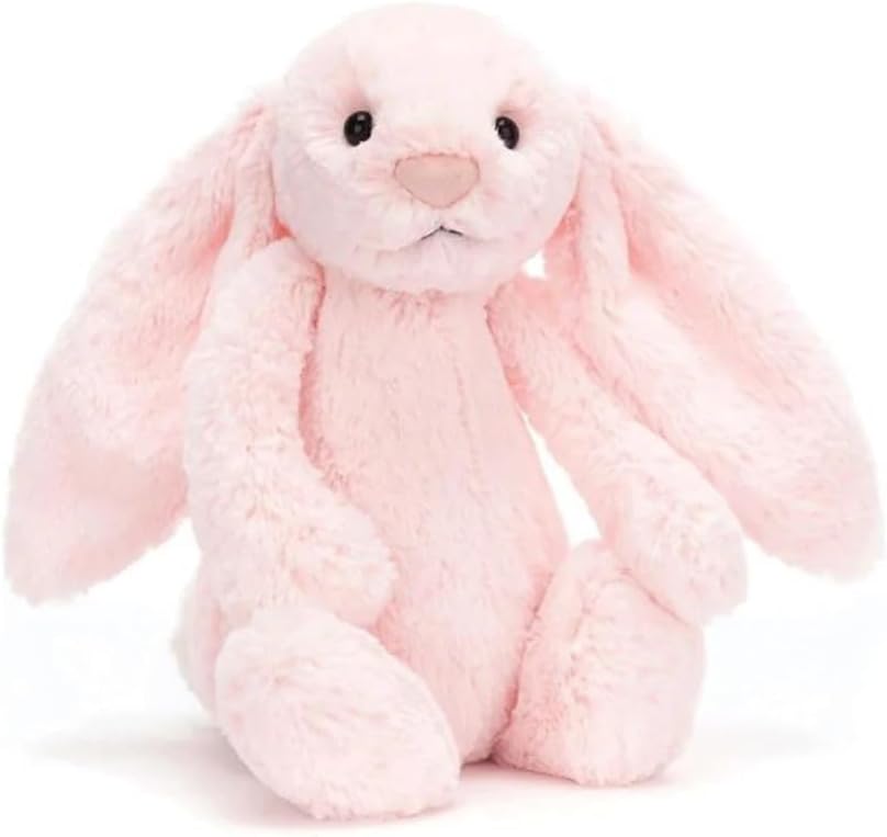 Jellycat Bashful Pink Bunny Medium - L: 9 cm x l: 12 cm x h: 31 cm