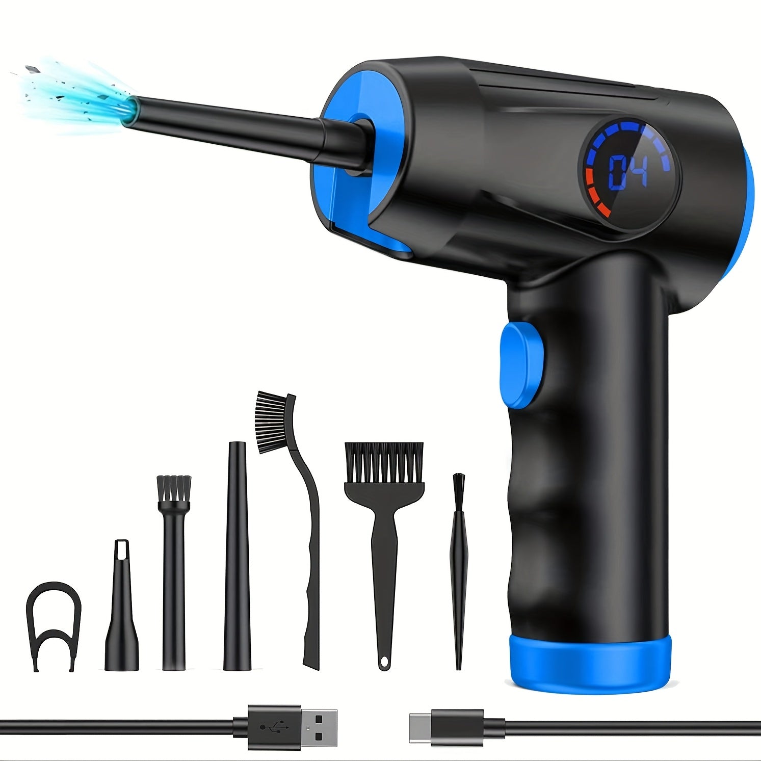 AeroDust – Souffleur d’Air Électrique Sans Fil 51000 RPM, 4 Vitesses & Écran LCD by LSDLBoutique.ch