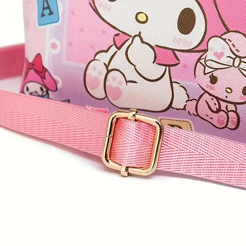 Sac Bandoulière Femme Sanrio Grand Format Avec Multiples Poches Zippées Léger Pour Sorties Quotidiennes Kawaii by LSDLBoutique.ch