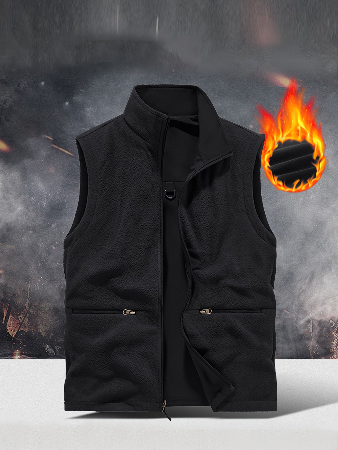 NordTrail – Gilet Réversible Homme Multi-Poches, Coupe Regular by LSDLBoutique.ch