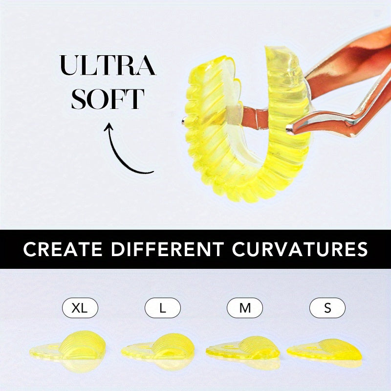 Set De 8 Pads De Rehaussement De Cils En Silicone Hypoallergénique Réutilisables Pour Lifting Précis Et Durable by LSDLBoutique