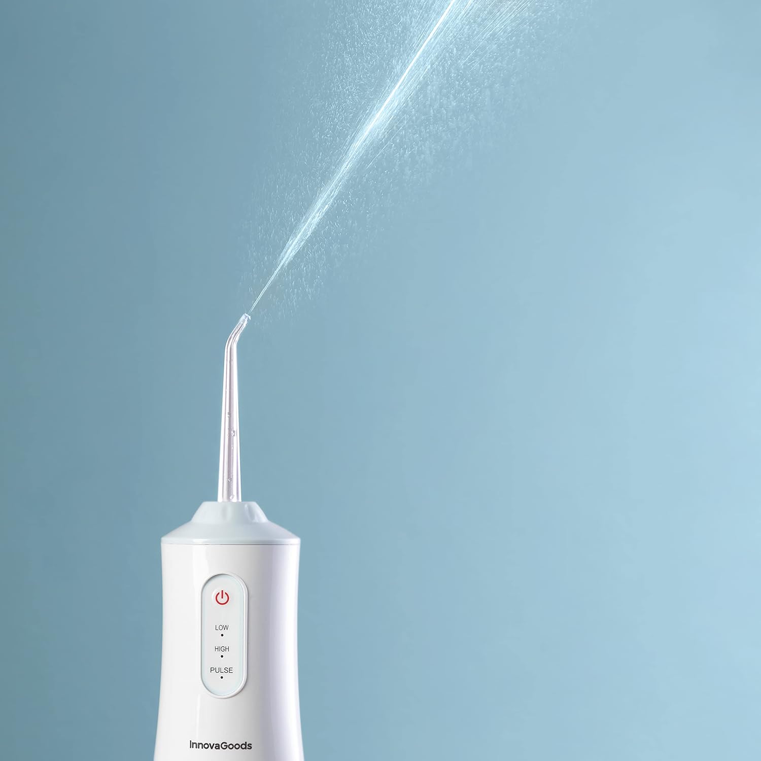 InnovaGoods® Irrigador dental recargable portátil Denter, nettoyez vos dents en profondeur et en toute efficacité, avec une fonction d'irrigateur dentaire, idéal pour la maison.