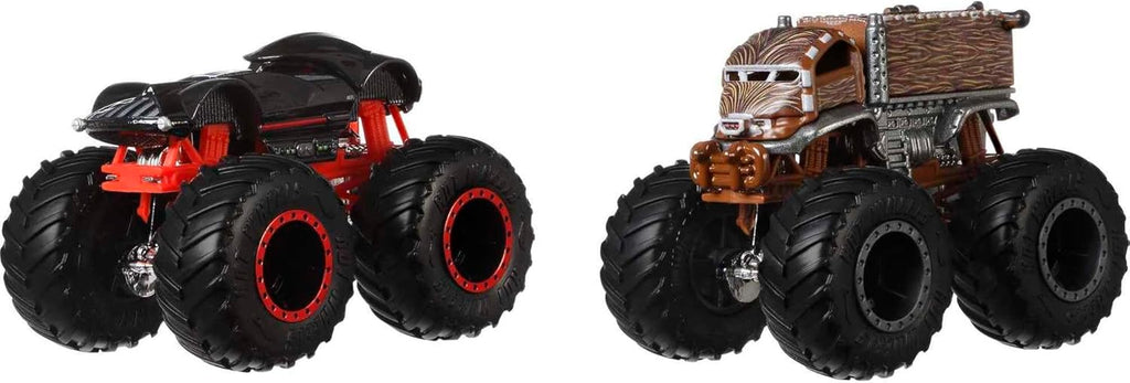 Hot Wheels Véhicules Monster Truck Duos De Démolition FYJ64 - Modèle aléatoire
