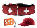 Hunter – Collier pour chien en cuir 35–43 cm - LSDLBoutique