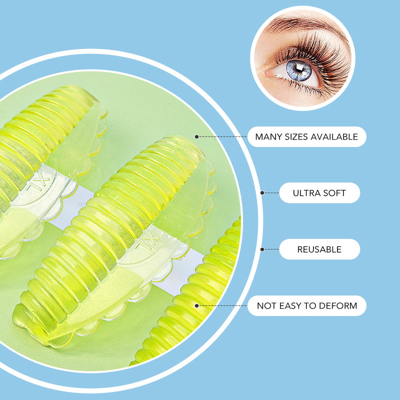 Set De 8 Pads De Rehaussement De Cils En Silicone Hypoallergénique Réutilisables Pour Lifting Précis Et Durable by LSDLBoutique