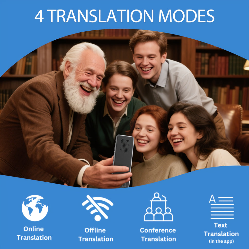 Langogo Portable Language Translator Device – Traducteur Instantané 2-Voies, 136 Langues by LSDLBoutique.ch