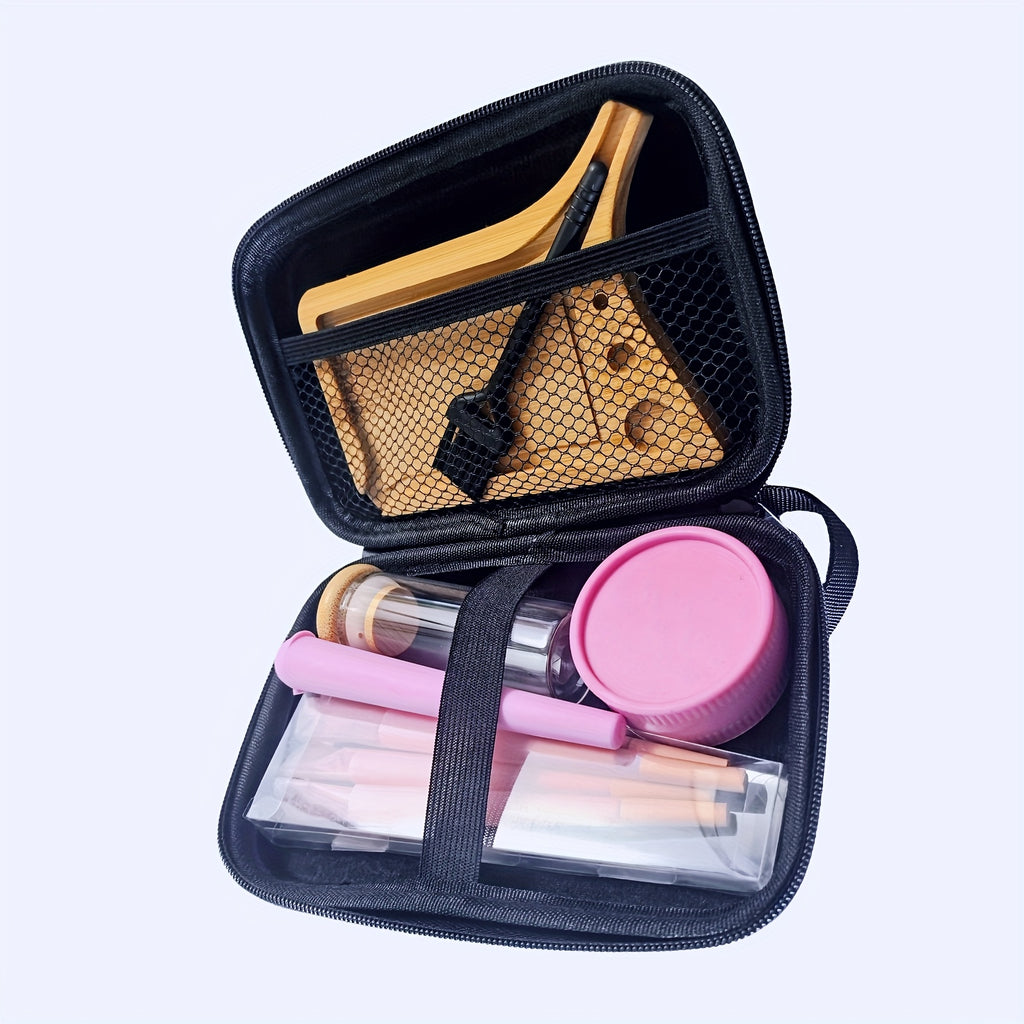 Set Fumeur 7pcs : Plateau, Pipe, Grinder, Sachet Anti-Odeur, Feuilles by LSDLBoutique.ch