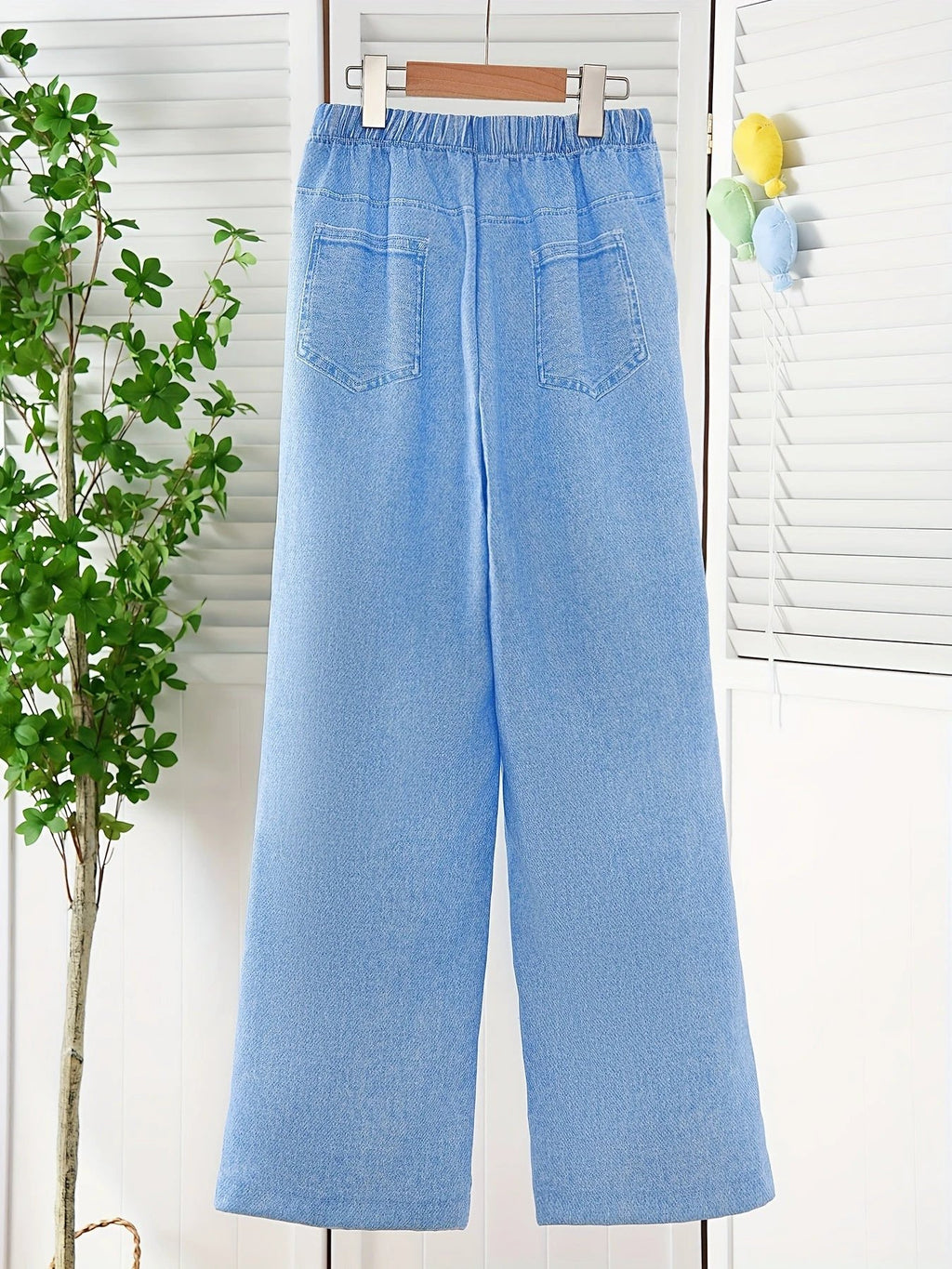 Original Graffiti Pantalon Denim Fille Imprimé Street Graffiti Automne Épais