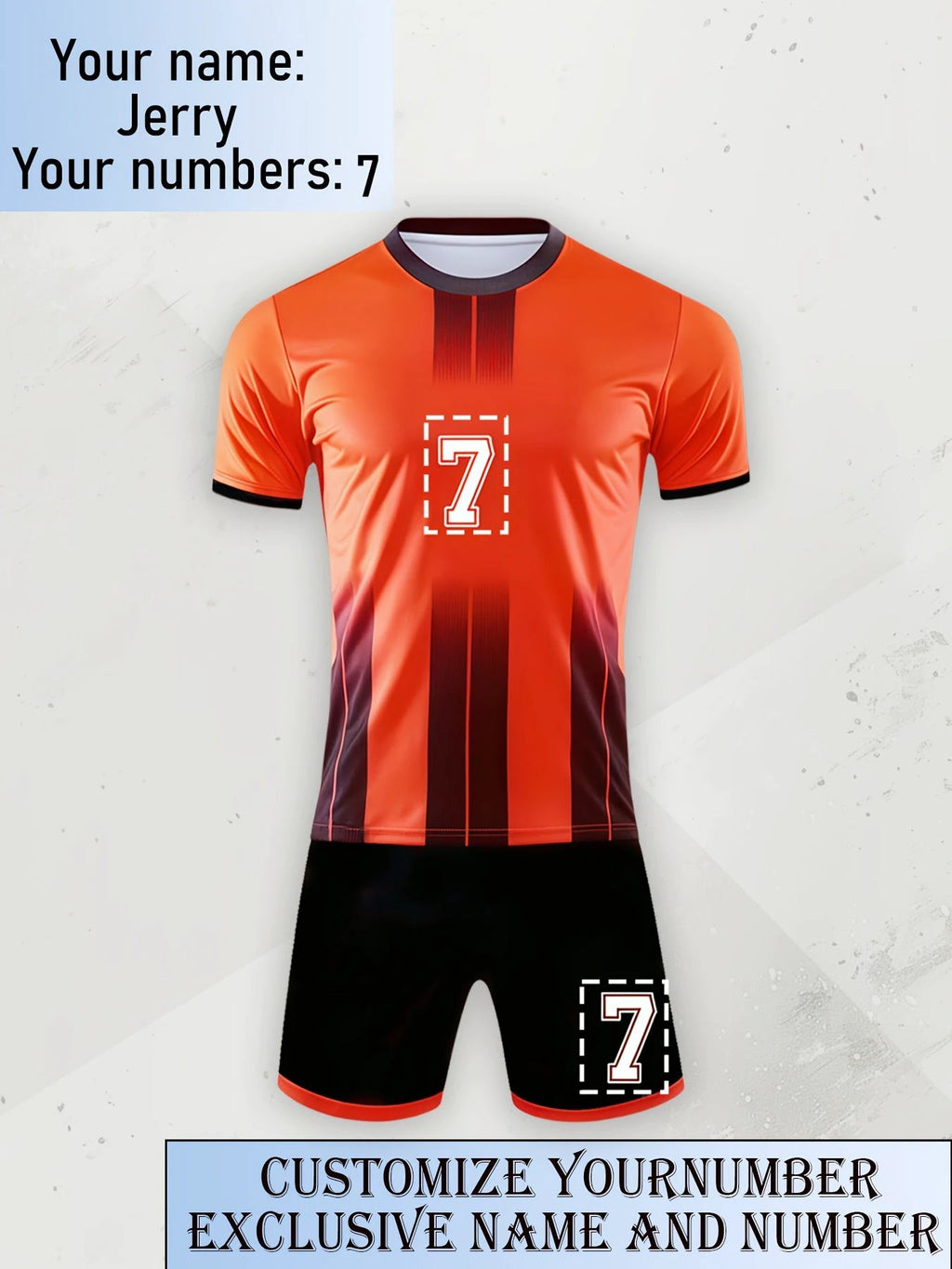 Maillot Football Séchage Rapide Numéros Noms