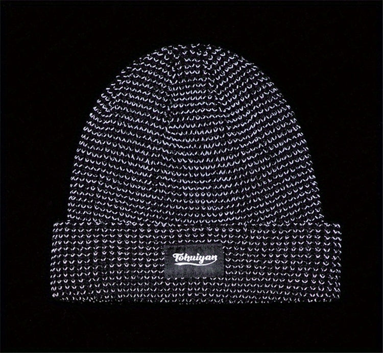 Bonnet Réfléchissant Hiver Unisexe Doublé Polaire Chaud Léger Confort Sécurité Idéal Neige by LSDLBoutique.ch