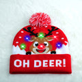 Bonnet Tricoté LED De Noël Pour Adultes Et Enfants Accessoire Festif Lumineux Chaud 100 Pour Cent Acrylique Doux by LSDLBoutique.ch