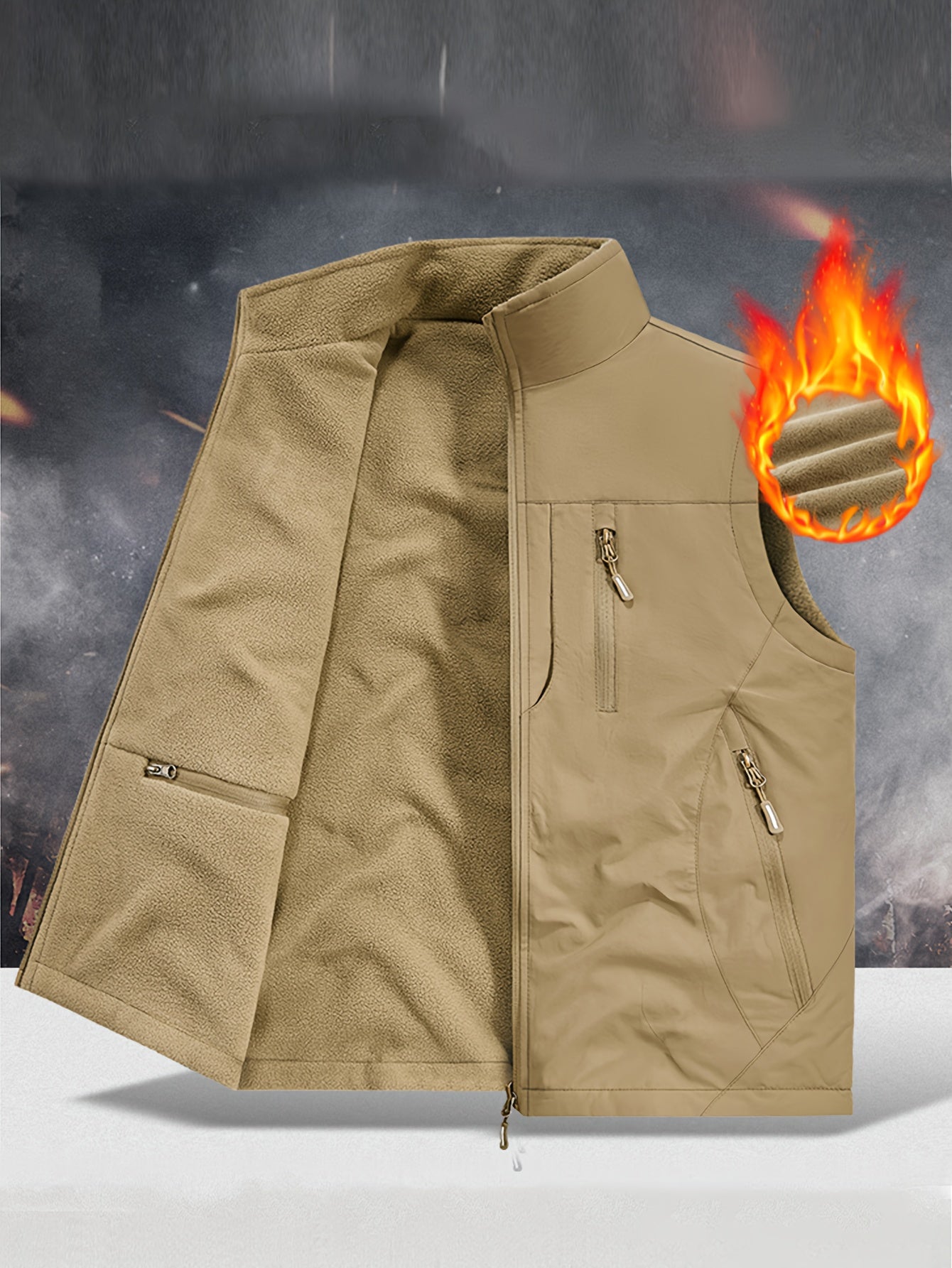 NordTrail – Gilet Réversible Homme Multi-Poches, Coupe Regular by LSDLBoutique.ch