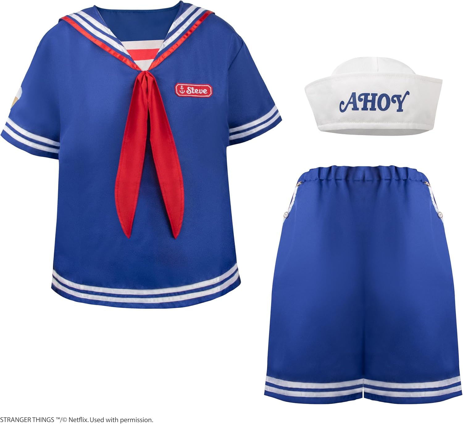 Cinereplicas Stranger Things - Costume Scoops Ahoy - Licence officielle