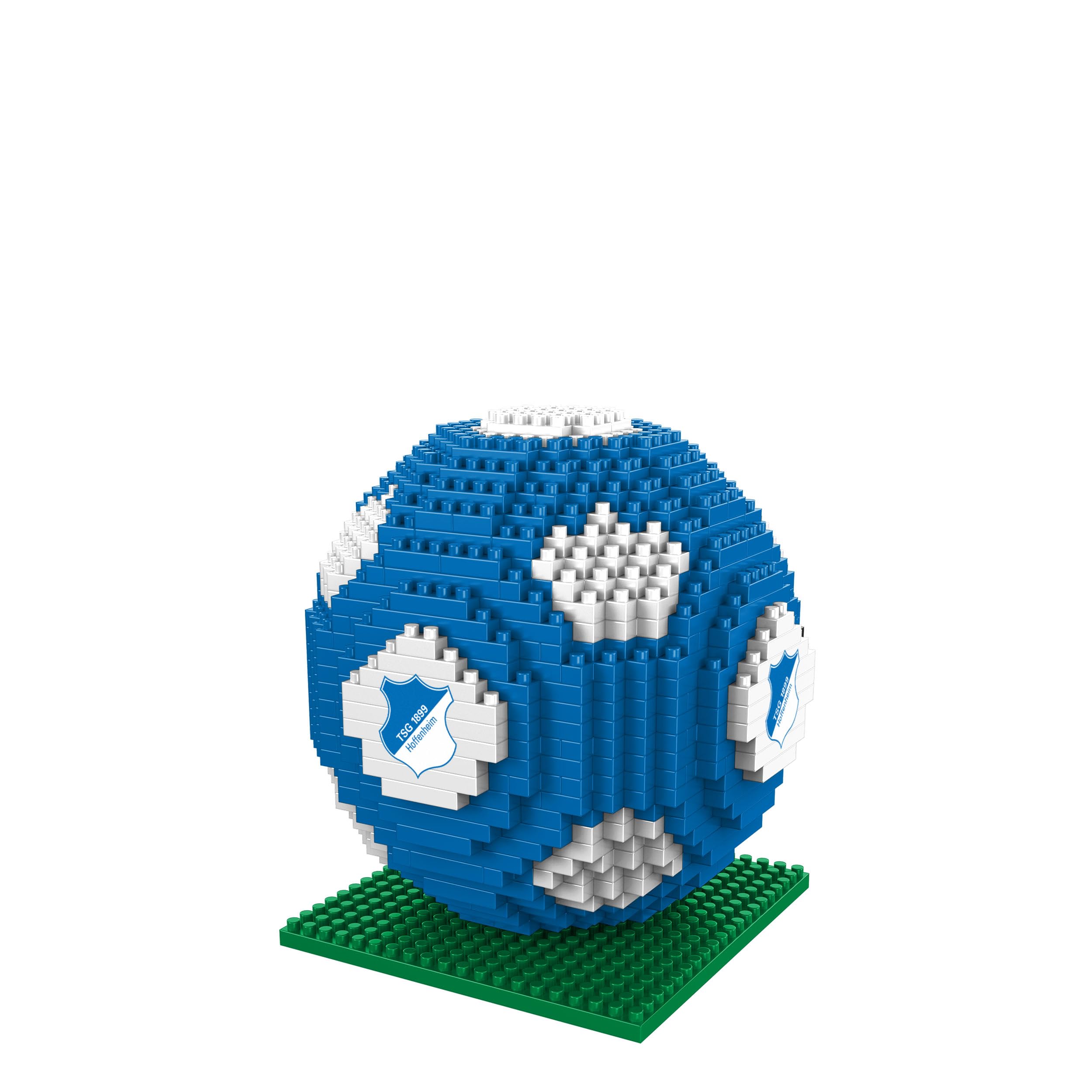 FOCO Jeu de construction de football 3D en pierres BRXLZ, motif Barcelone FC, produit sous licence officielle