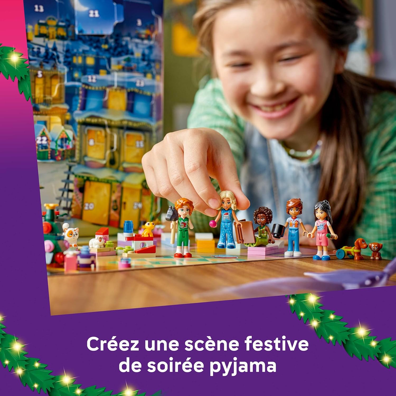 LEGO Friends Le Calendrier de l’Avent 2025 - Jouets pour Fille dès 6 Ans - Compte à Rebours Avant Noël avec 24 Surprises Dont 5 Mini-Poupées, 5 Figurines d'animaux & Accessoires Adorables 42668