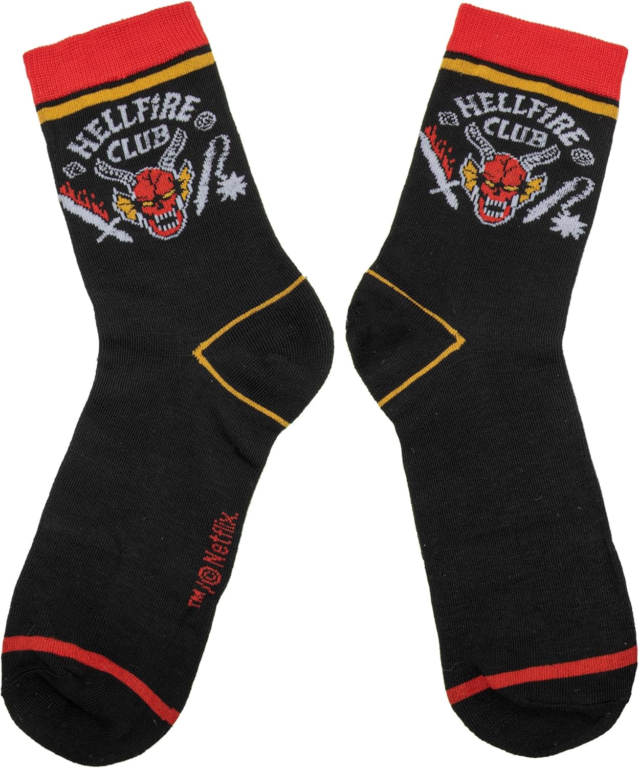 Cinereplicas Stranger Things - Set de 3 paires de chaussettes - Licence Officielle