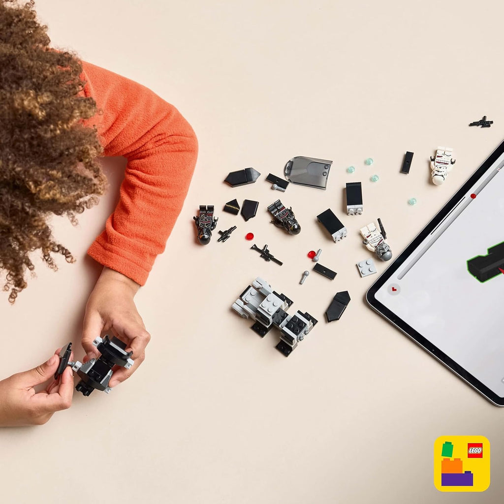 LEGO Star Wars 75412 Ahsoka Pack de Combat Death Troopers Contre Night Troopers - Jeu de Construction avec Transporteur & 4 Minifigurines avec Blasters - Cadeau Collector pour Garçon dès 6 Ans & Fans