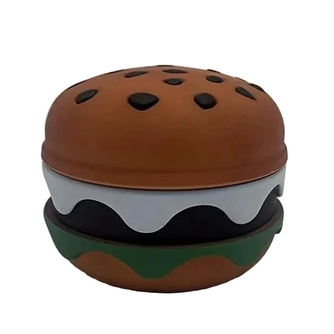 Grinder manuel en métal style hamburger – 3 couches – Grinder Style Burger - LSDLBoutique