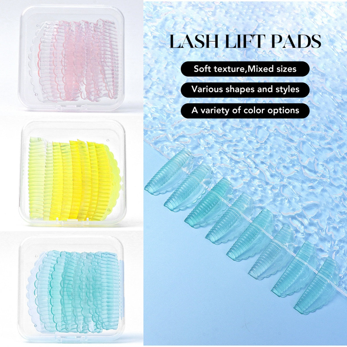Set De 8 Pads De Rehaussement De Cils En Silicone Hypoallergénique Réutilisables Pour Lifting Précis Et Durable by LSDLBoutique