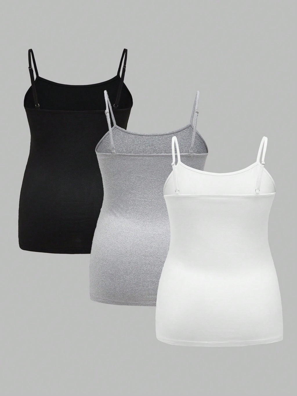 Lot de 3 Débardeurs Grossesse Femme Stretch Slim Uni Col Rond Confort et Liberté de Mouvement by LSDLBoutique.ch