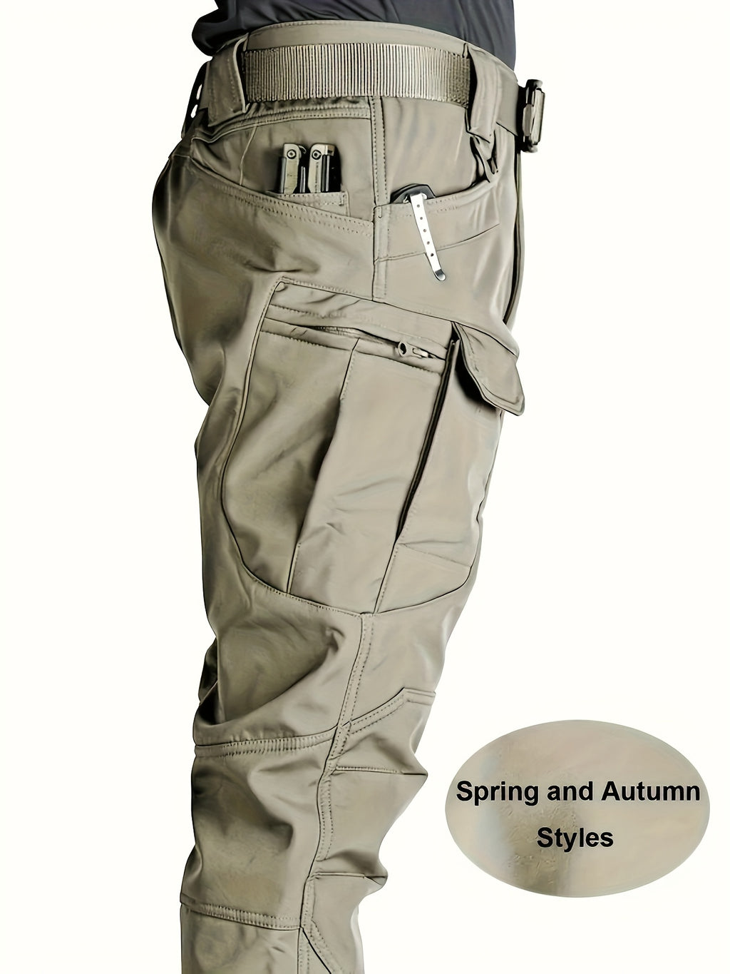 WorkFlex – Pantalon de Travail Homme Multi-Poches, Tissu Respirant & Taille Ajustable by LSDLBoutique.ch