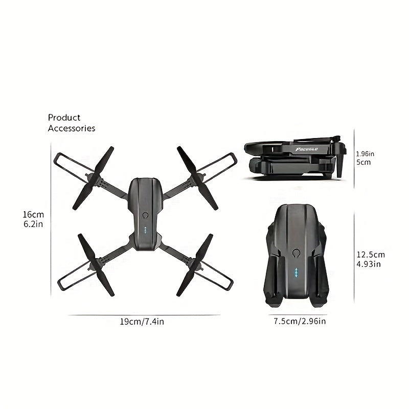 SkyE99 Pro – Drone Pliable Intelligent à Double Caméra HD by LSDLBoutique.ch