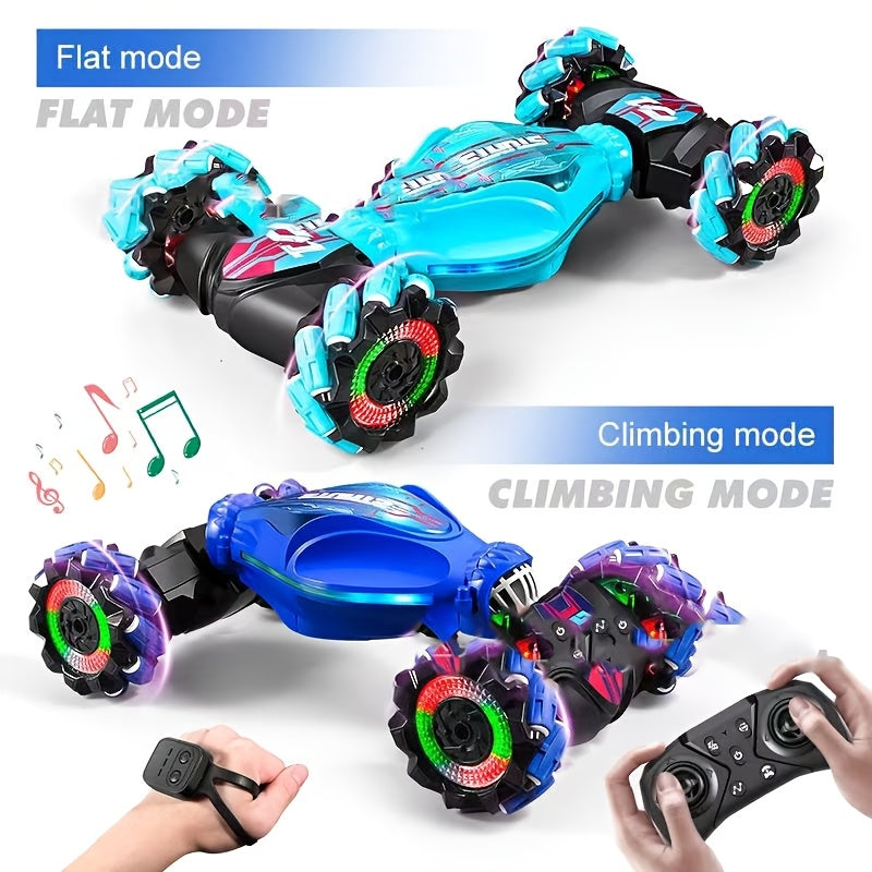 RoboClimb – Voiture Télécommandée 4x4 Métal à Détection de Gestes, Rechargeable by LSDLBoutique.ch