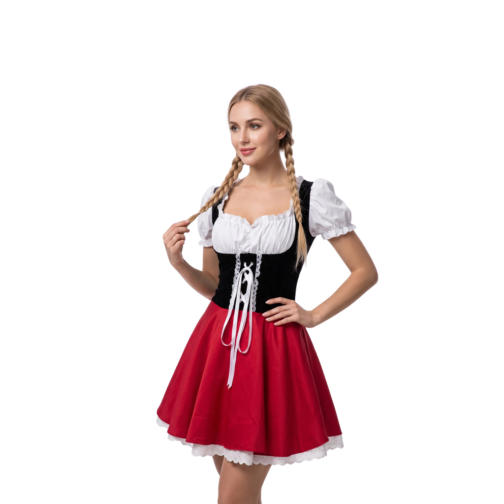 Costume Chaperon Rouge – Robe et cape cosplay femme conte de fées