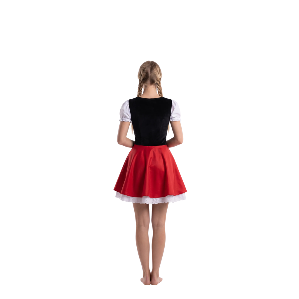 Costume Chaperon Rouge – Robe et cape cosplay femme conte de fées