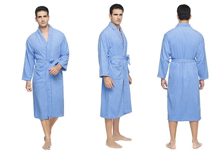 Robe de bain Unisexe Éponge Lavande
