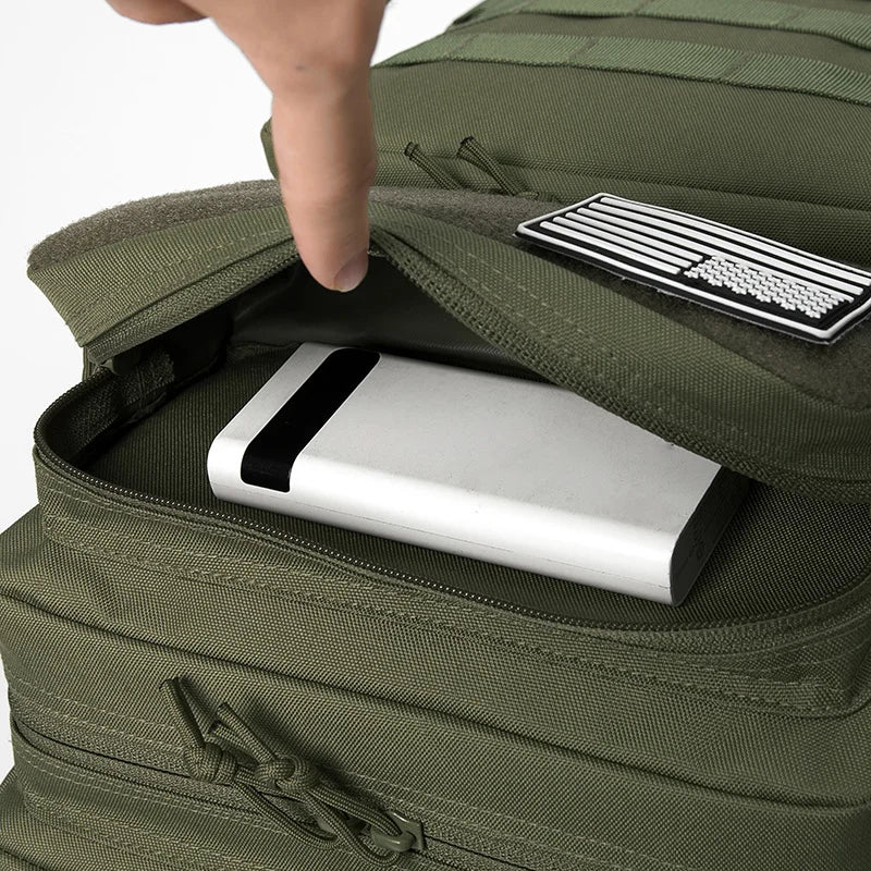 DulBackpack Sac à Dos MOLLE Gris Camouflage 45L