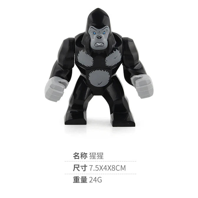 Blocs De Construction Animaux Crocodile Léopard Modèle Éducatif Briques Pour Enfants Jouets by LSDLBoutique.ch