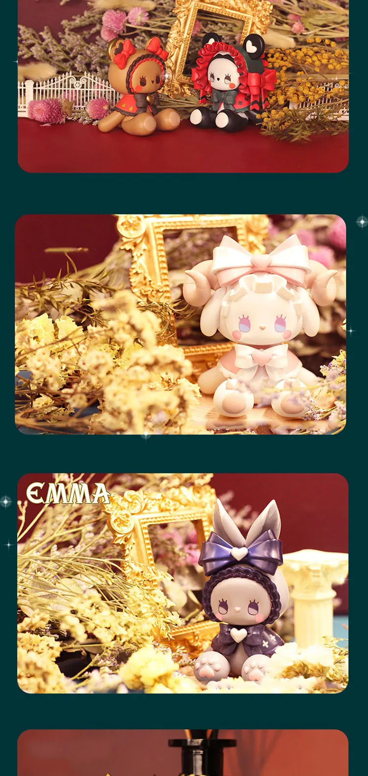 Figurines de la forêt secrète, Anime Emma, boîte aléatoire aveugle, jouets, figurine d'action Kawaii, modèle de bureau, boîte mystère, cadeau, Collection de poupées by LSDLBoutique.ch