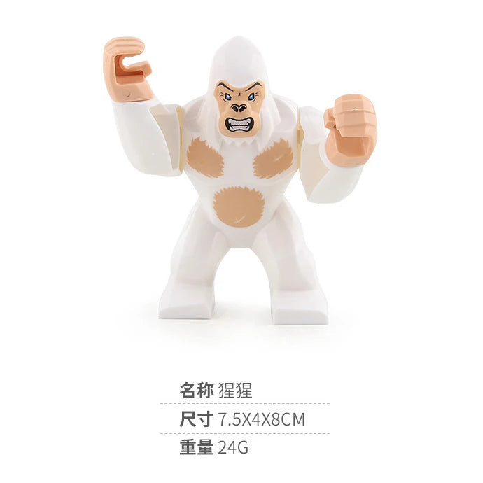 Blocs De Construction Animaux Crocodile Léopard Modèle Éducatif Briques Pour Enfants Jouets by LSDLBoutique.ch