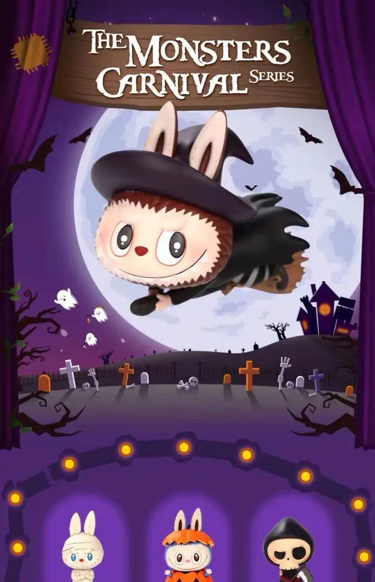 Pop Mart Labubu Halloween Figurine Monstre PVC 8 cm