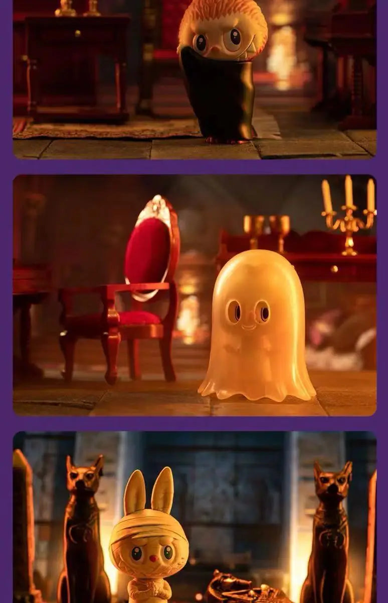 Pop Mart Labubu Halloween Figurine Monstre PVC 8 cm